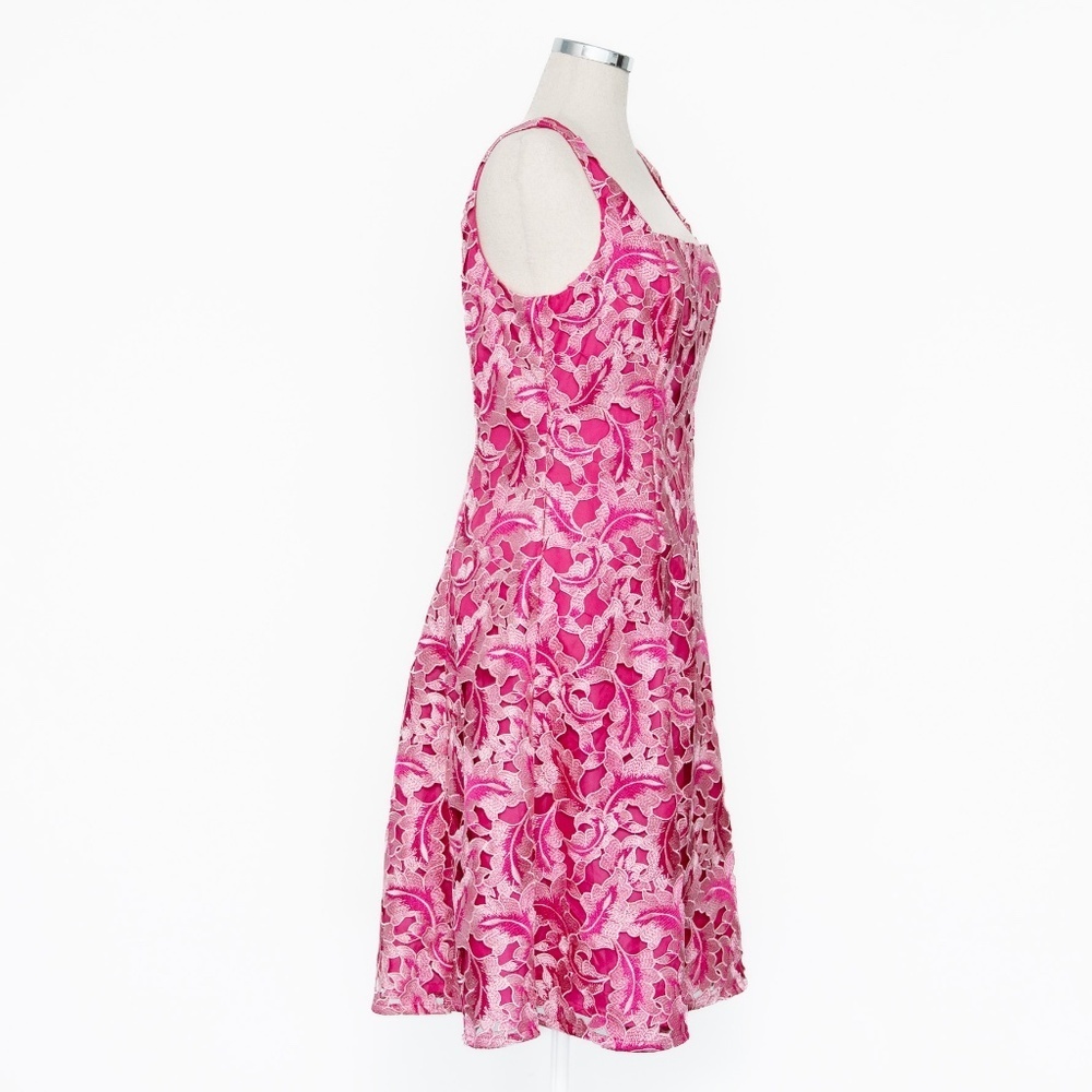 Adrianna Papell – Embroidered Fit & Flare Dress - Picture 5 of 14